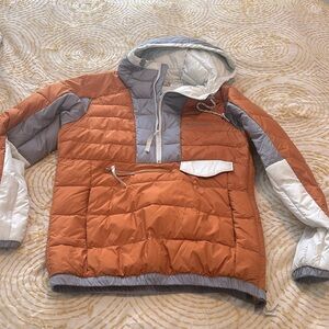 Columbia pullover puffer jacket